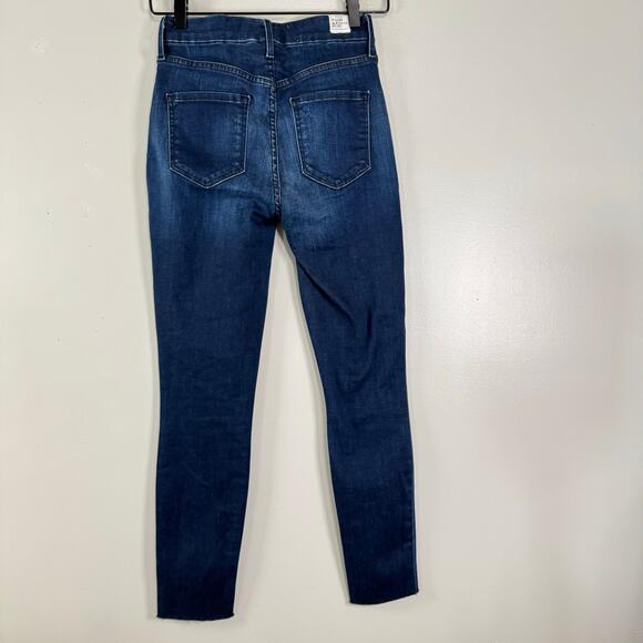 Frank & Eileen Sligo Skinny Jeans Womens Size 4 Dark Wash Denim Ankle Mid Rise - Picture 5 of 13